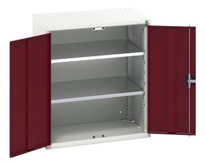 16926147.** verso shelf cupboard with 2 shelves. WxDxH: 800x550x900mm. RAL 7035/5010 or selected
